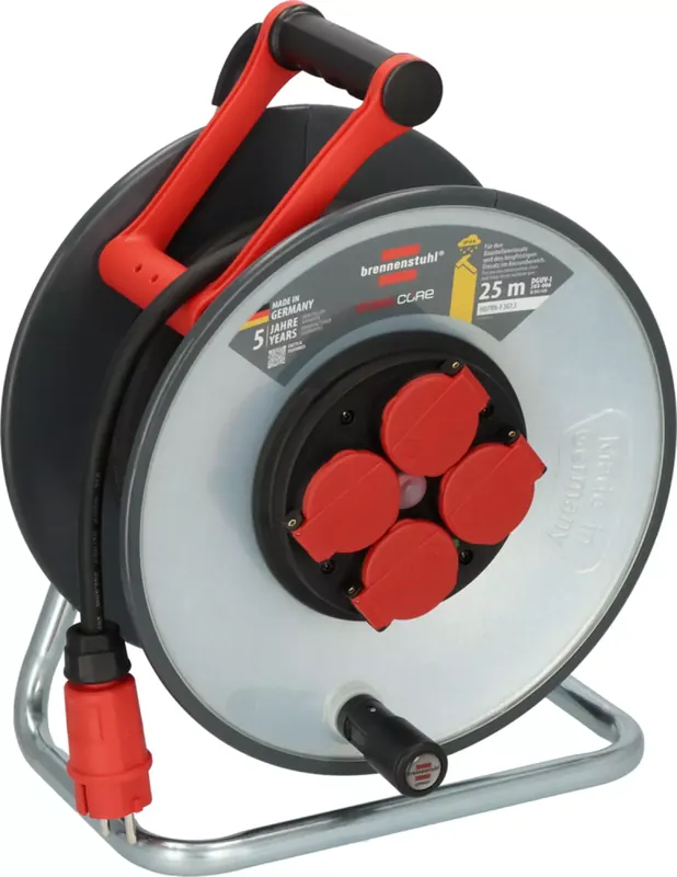 Brennenstuhl Professional SC 2200 SteelCore Kabelhaspel H07RN-F 3G2,5 - IP44 - 25m - Zwart Aanbieding