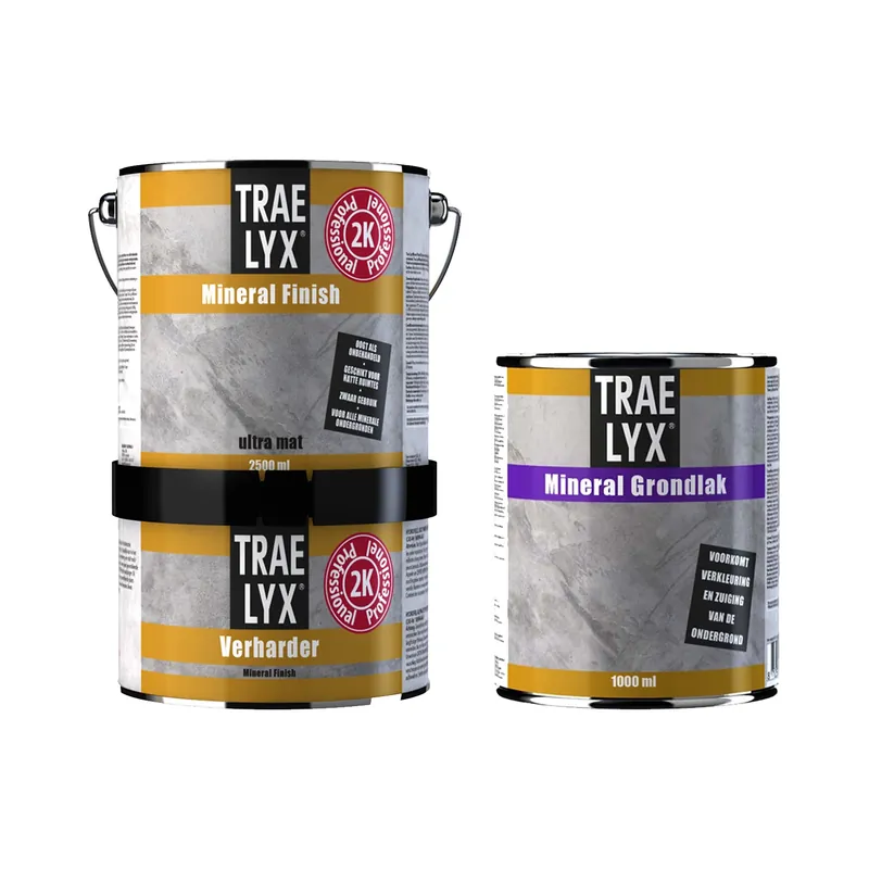 Aanbieding Trae Lyx Mineral Finish 2,5L incl. Trae Lyx grondlak 1L