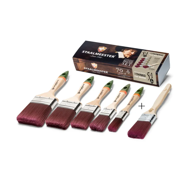 Fabrieksprijs Staalmeester Boxset 6-delig Pro-Hybrid Plat