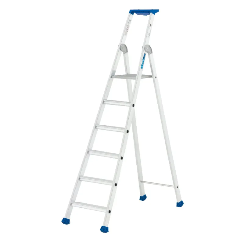 Little Jumbo 1223750106 Maxibat 2375 Trap - Enkel - Aluminium - 1 x 6 treden - max. werkhoogte 3,36m Premium