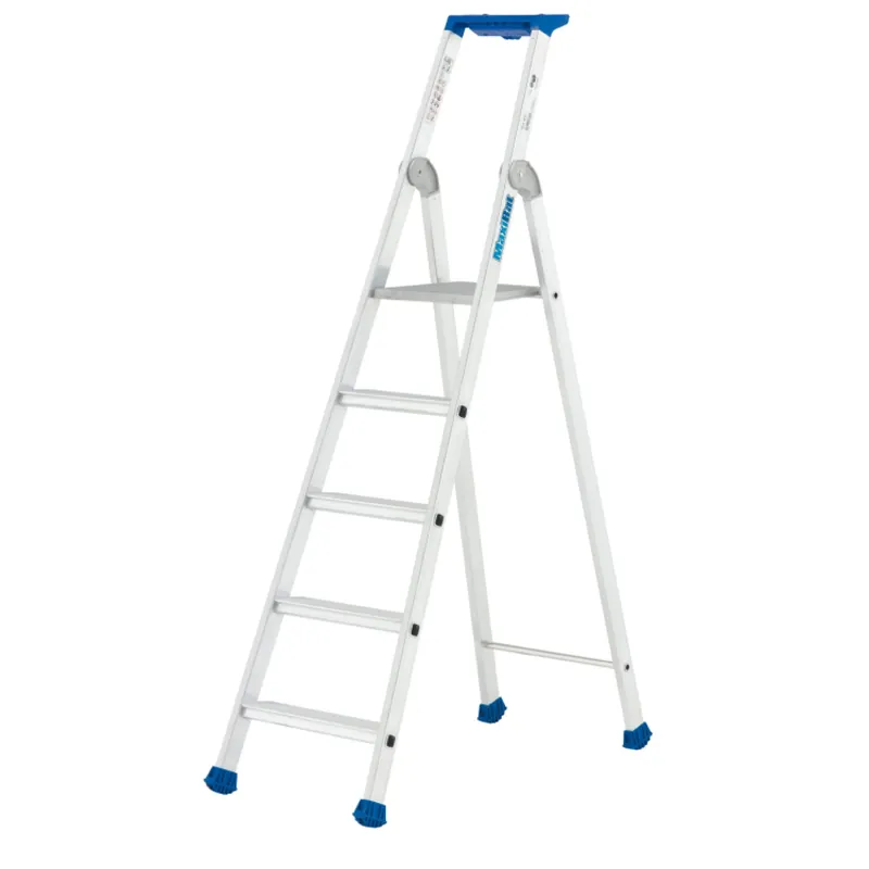 Little Jumbo 1223750105 Maxibat 2375 Trap - Enkel - Aluminium - 1 x 5 treden - max. werkhoogte 3,12m Bestseller
