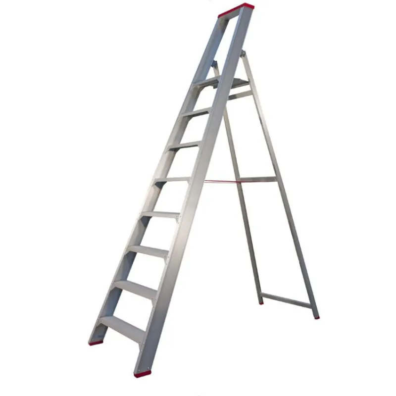 Lage Kosten Little Jumbo 4741000108 SuperPRO Industrietrap - Enkel - Aluminium - 1 x 8 treden - max. werkhoogte 3,95m