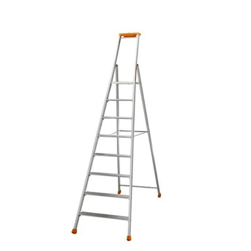 Little Jumbo 1223700008 Industrietrap 2370 - Enkel - Aluminium - 1 x 8 treden - max. werkhoogte 3,76m Express Levering