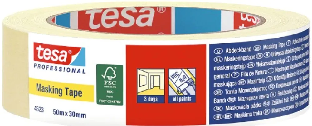 Must-Have Tesa 4323 Professional Afplaktape