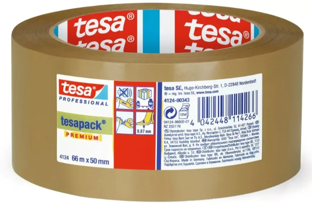 Tesa 4124 Verpakkingstape PVC Korting