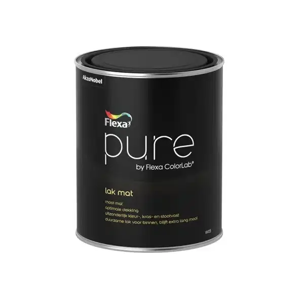 Actieprijs Flexa Pure Lak Mat 0.5 Liter