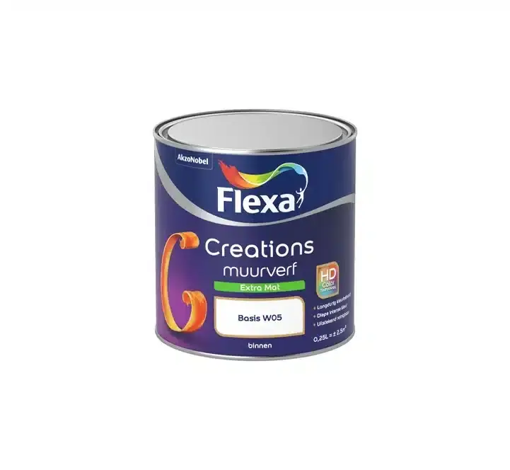 Flexa muurverf kleurentester 0.25 Liter Meest Verkocht