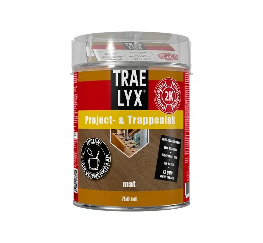 Trae Lyx Project & Trappenlak 0.75 Liter Beperkt Aanbod