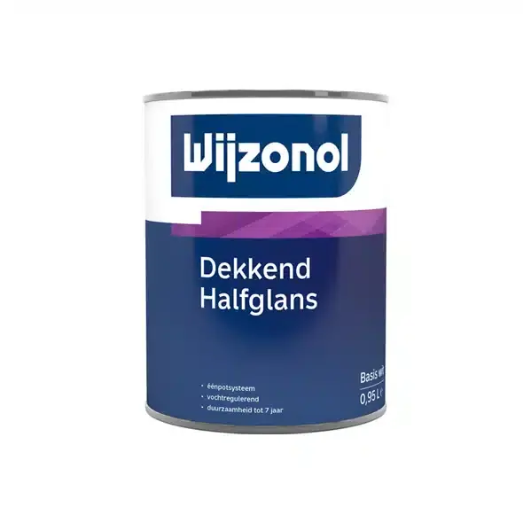Wijzonol Dekkend Halfglanslak 0.5 Liter Alleen Vandaag