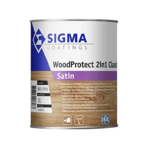 Hete Deal Sigma Woodprotect 2 in 1 Classic 1 Liter