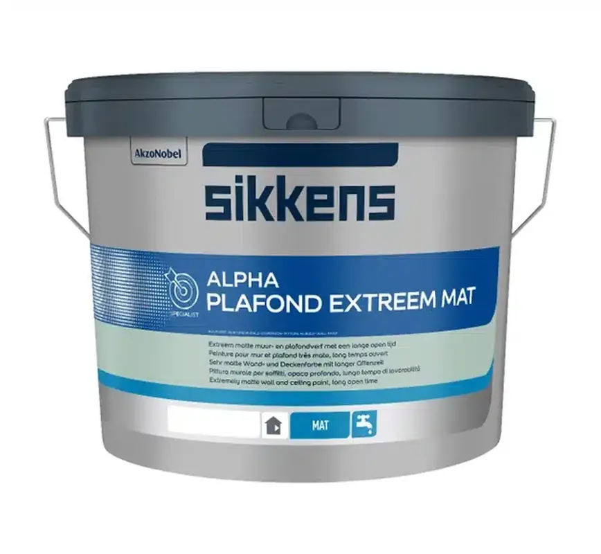 Laatste Versie Sikkens Alpha Plafond Extreem Mat 2.5 Liter