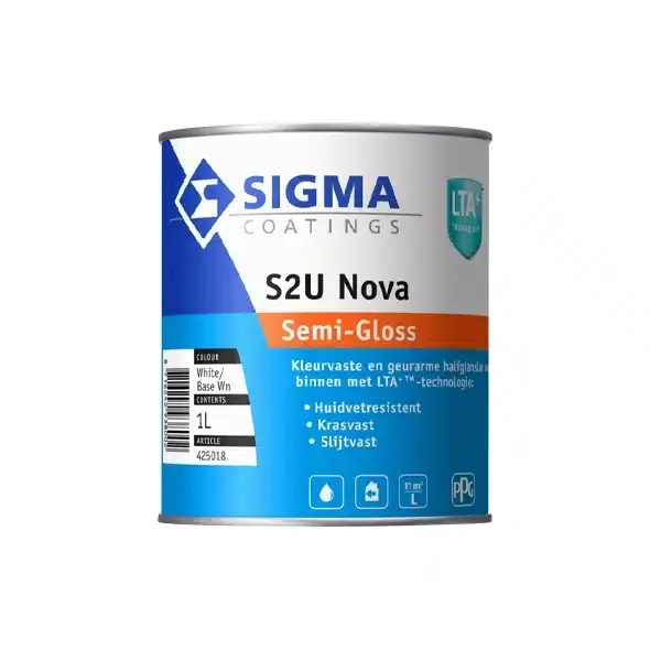 Sigma S2U Nova Semi Gloss 1 Liter Finale Uitverkoop