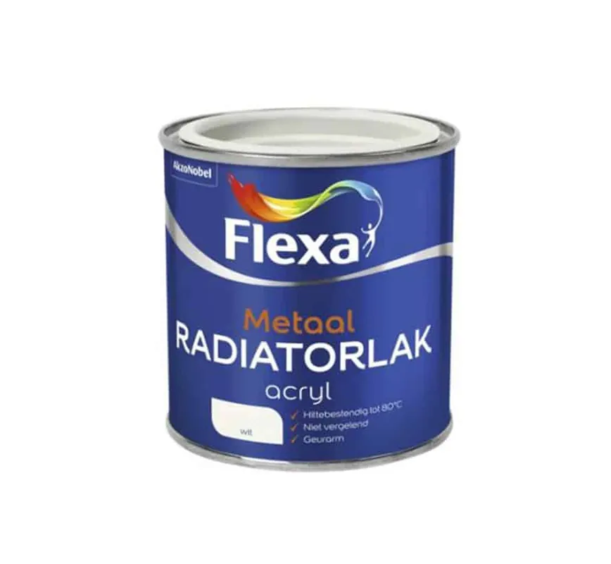Flexa Radiatorlak Acryl 0.25 Liter Korting