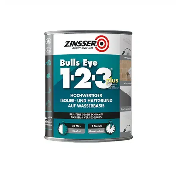 Zinsser Bulls Eye 1-2-3 Plus 1 Liter Koop Online