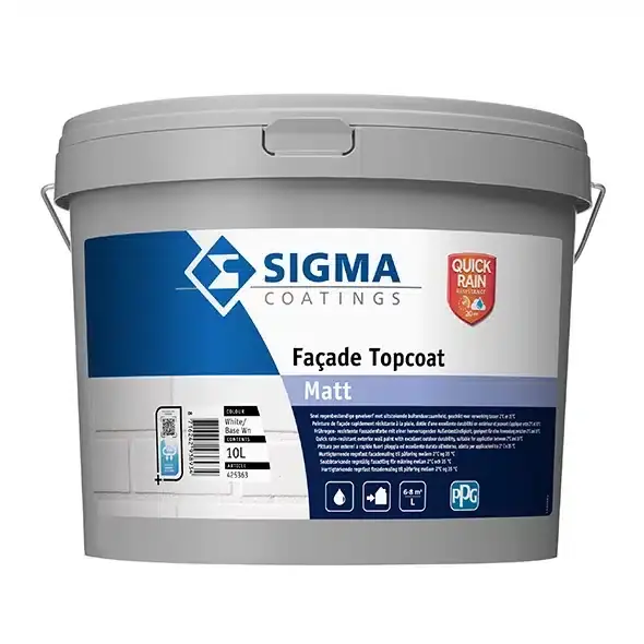 Snelle Levering Sigma Facade Topcoat Matt 5 Liter