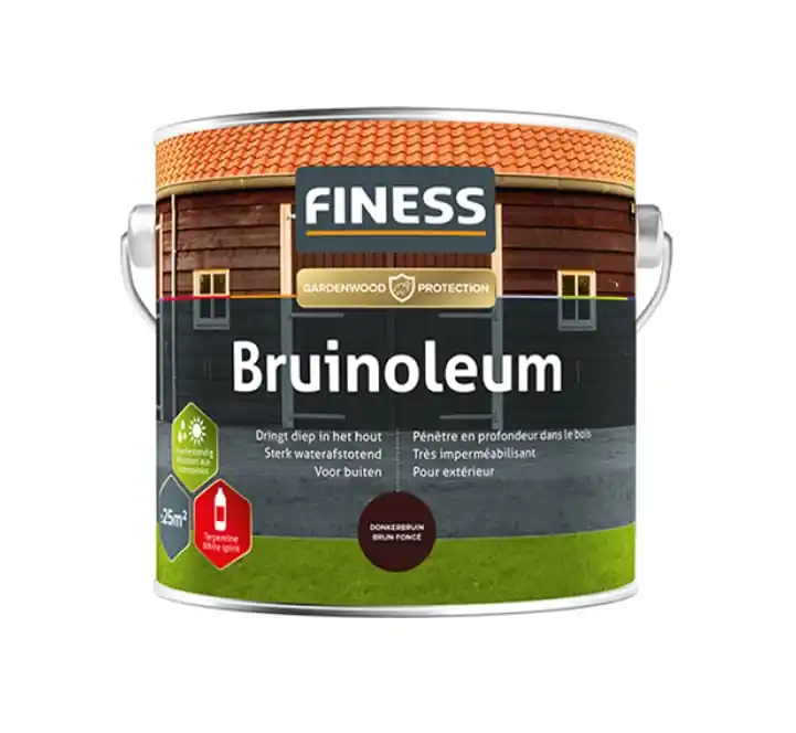 Nu Kopen Finess Bruinoleum 2.5 Liter