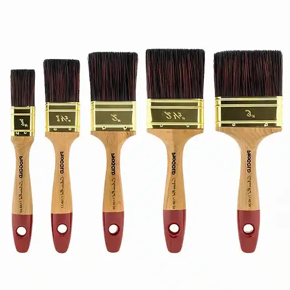 Snelle Levering ProGold Exclusive Red Platte Kwast 7150 1 inch