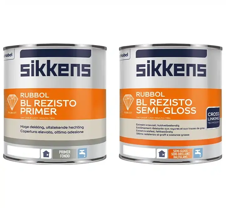 Meest Verkocht Sikkens Rubbol BL Rezisto Semi-Gloss Combi 0.5 Liter