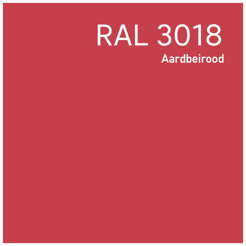 RAL 3018 Aardbeirood Gecertificeerd