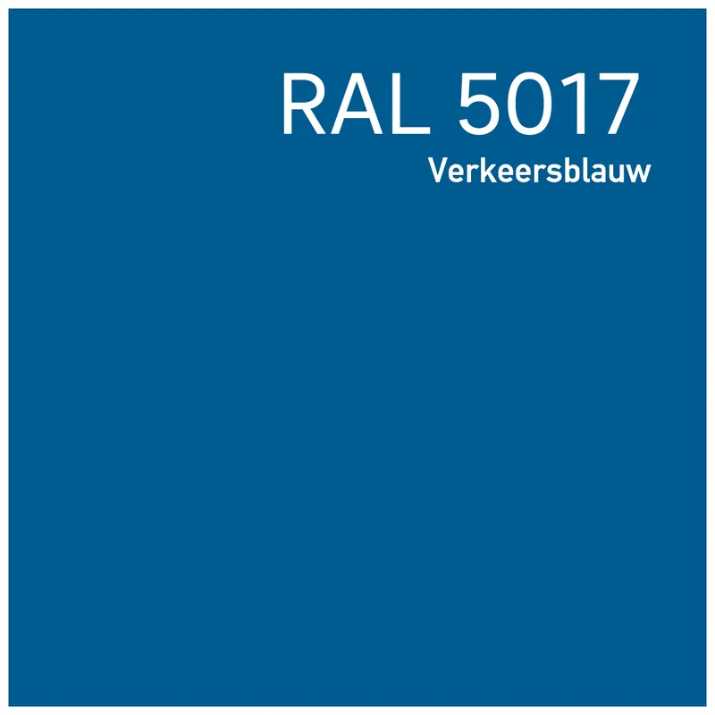 RAL 5017 Verkeersblauw Alleen Vandaag