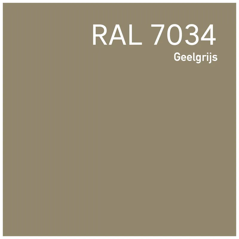 Rechtstreeks Van De Fabrikant RAL 7034 Geelgrijs