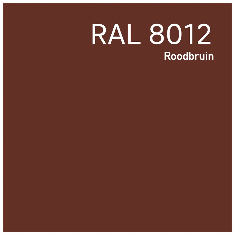 Korting RAL 8012 Roodbruin