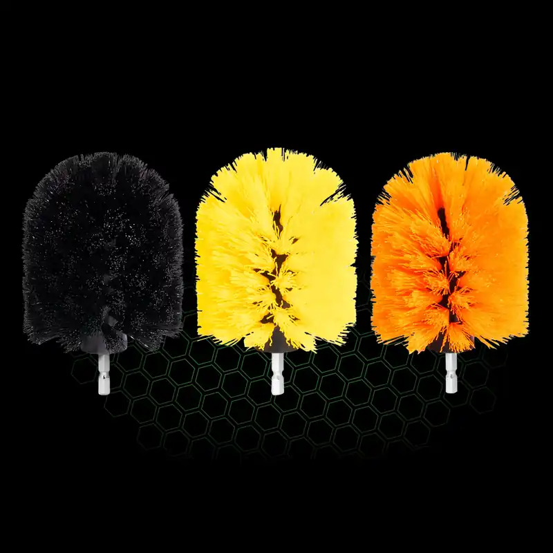 Gecko Car Care 3x Drill Brush Set Nieuw