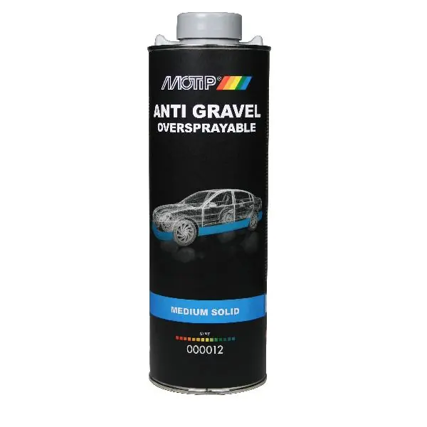 Bestseller Motip Anti Gravel Oversprayable Medium Solid Onderschroefbus 1000 ml Grijs