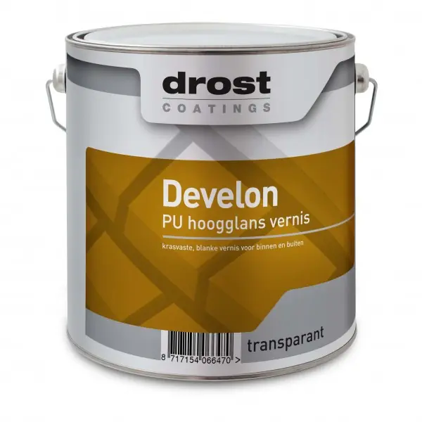 Drost Develon PU Vernis Hoogglans 1 liter Snelle Levering