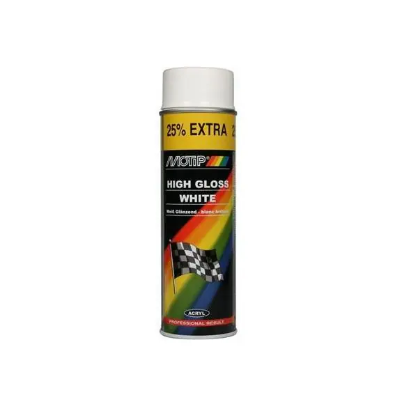 Motip Autolak Hoogglans Wit 04004 Spuitbus 500 ml Goedkoop