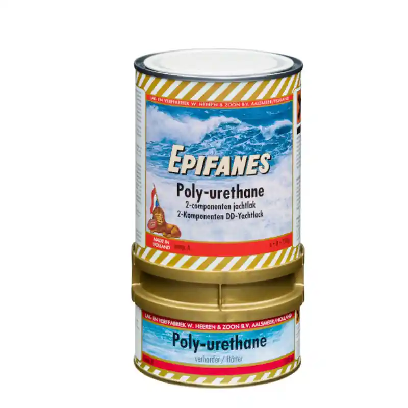 Snelle Levering Epifanes 2K Poly-Urethane Bootlak Blank Zijdeglans 750 gram