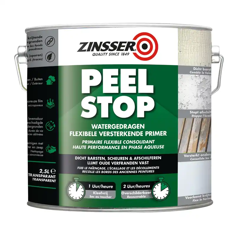 Zinsser Peel Stop 1 liter Gecertificeerd