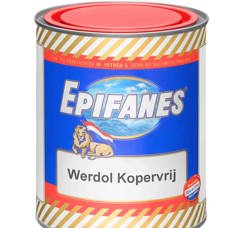 Epifanes Werdol Kopervrij 750 ml Rood Must-Have