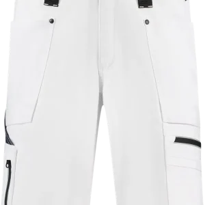 Direct Verzonden Workman Bermuda Power 2 Stretch Wit/Navy 46
