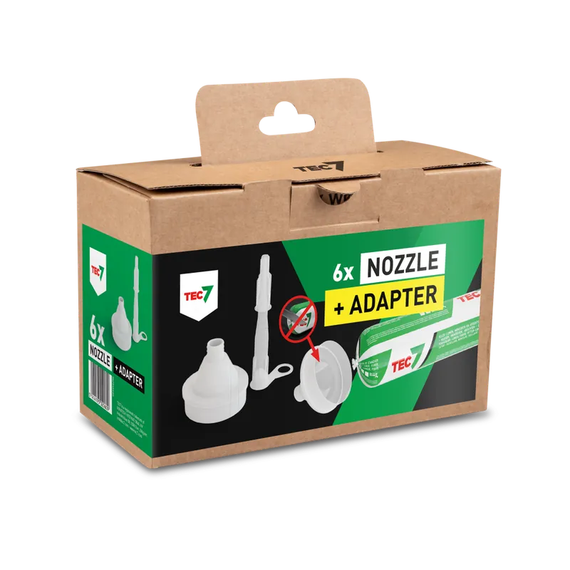 Betrouwbaar Tec7 Nozzle adapter set voor tec 7 Worsten