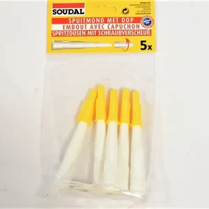 Exclusieve Aanbieding Soudal Spuitmonden met dop 5 stuks