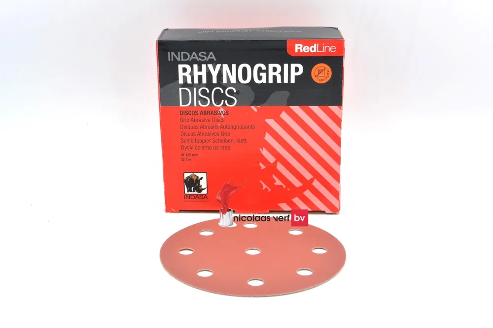 Finale Uitverkoop Indasa RhynoGrip Redline 125 mm doosje 50 stuks
