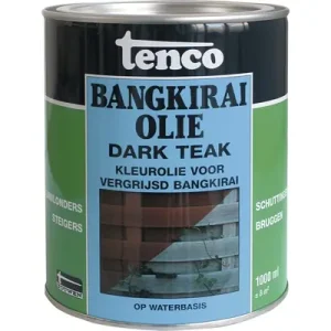 Tenco Bangkirai Olie Dark Teak 1 liter Veilige Betaling