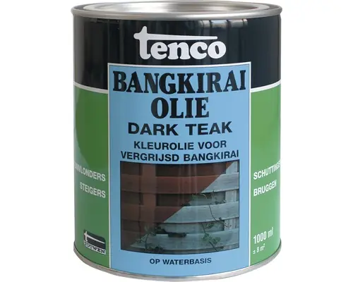 Tenco Bangkirai Olie Dark Teak 1 liter Veilige Betaling