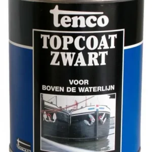 Direct Beschikbaar Tenco Topcoat zwart 1 liter